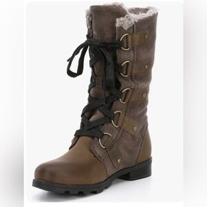 SOREL Women’s Emelie Lace Up Mid Calf Winter Boot - Size 7:5